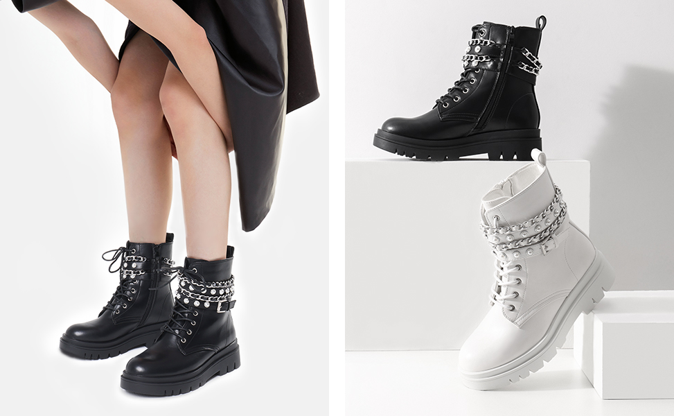 ★LOW CLASSIC★ Lc CHAIN RAIN BOOTSSILVER LC242_SO01SV LOW CLASSIC